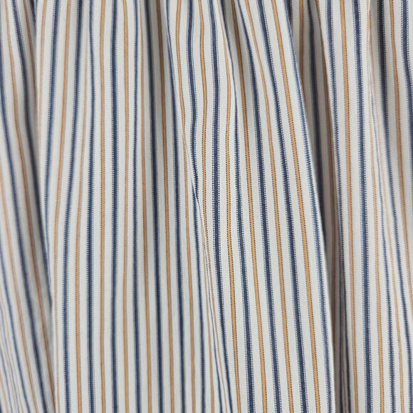 Amy Kuschel Striped Silk Pussybow Blouse Parisian Chic Preppy Academia Sz Medium - Picture 4 of 8